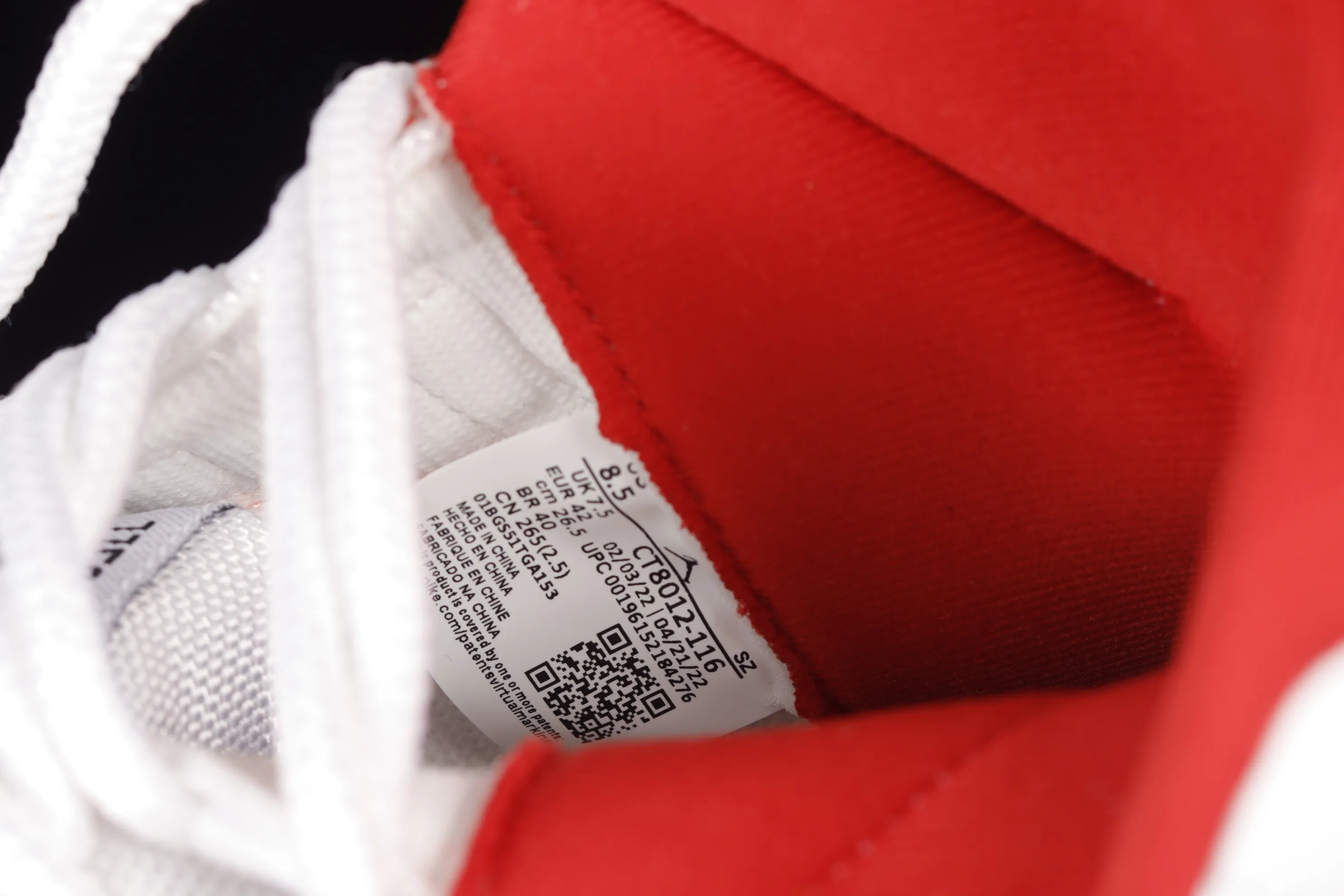 All categories Air Jordan Jordan series basketball shoes Air Jordan 11 L version Air Jordan 11 "Cherry" AJ11 Joe 11 cherry red high-top basketball shoes CT8012-116